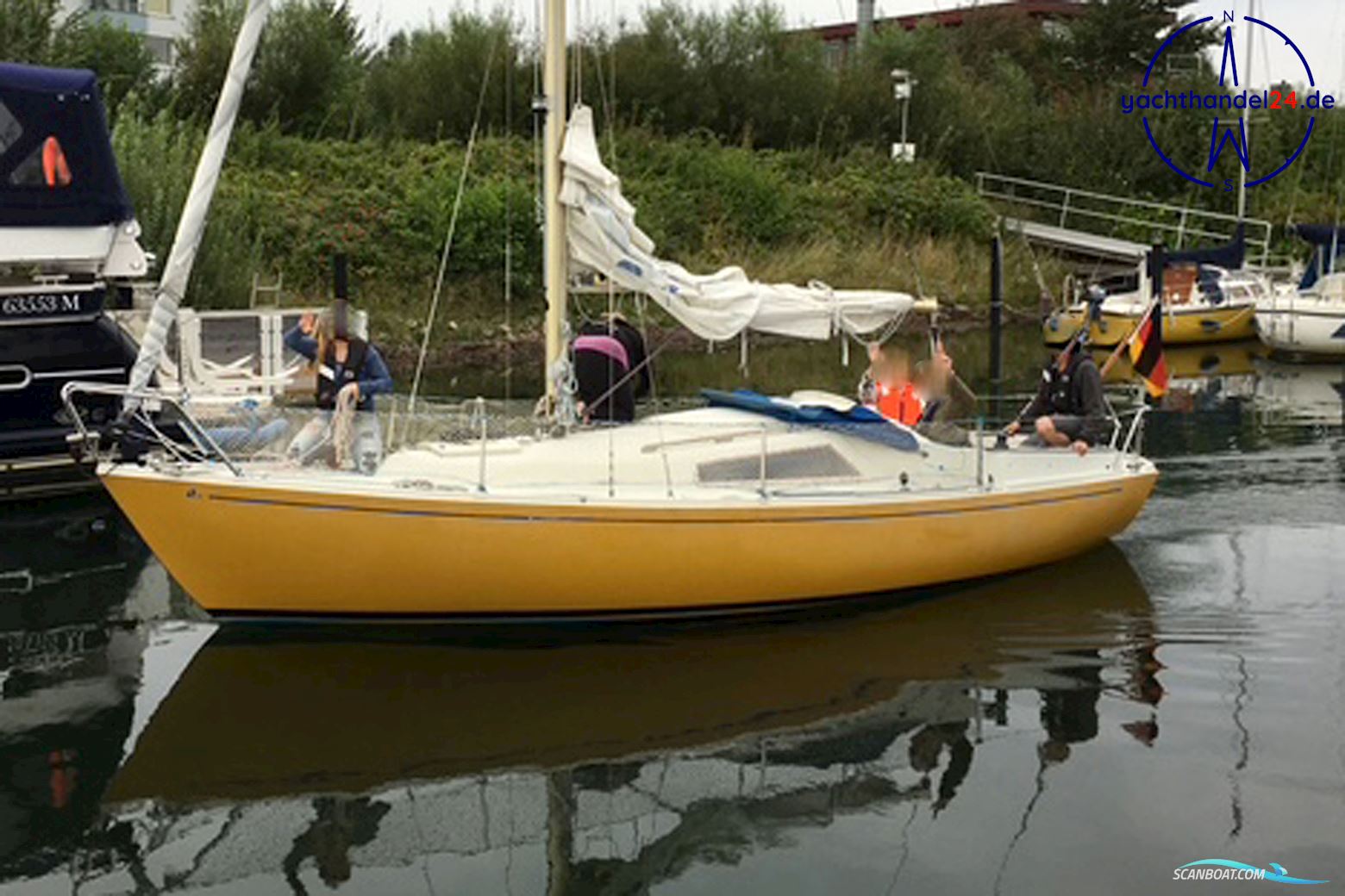 Hallberg-Rassy 24 Misil II Sailingboat 1976, with Allpa Mini SF-7 engine, Germany