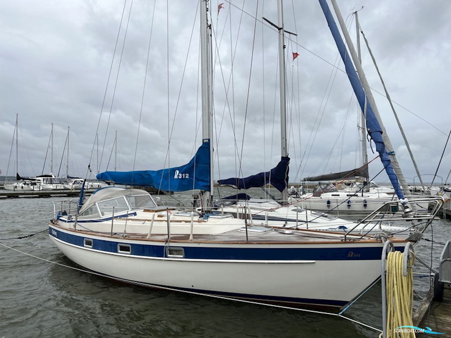Hallberg Rassy 312 Mk1 Sailingboat 1985, with Yanmar, 3YM30AE
 engine, Denmark