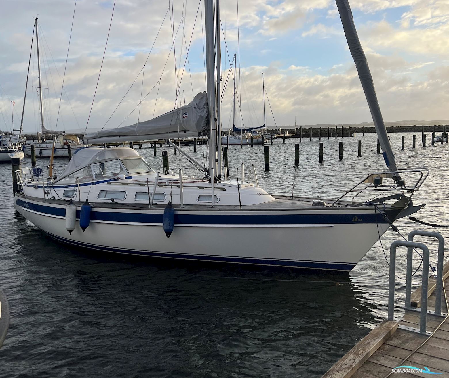 Hallberg Rassy 34 Sailingboat 1995, with Volvo Penta MD2030B engine, Denmark
