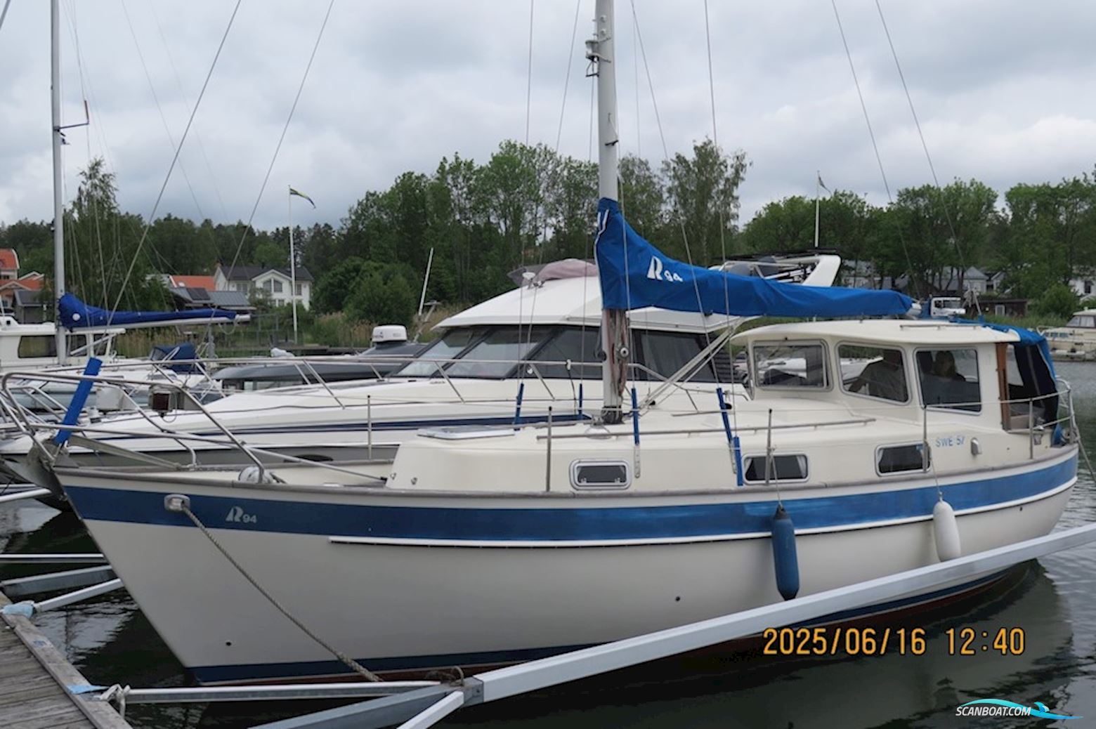 Hallberg-Rassy 94 Kutter Sailingboat 1982, with Volvo Penta MD 17D engine, Sweden