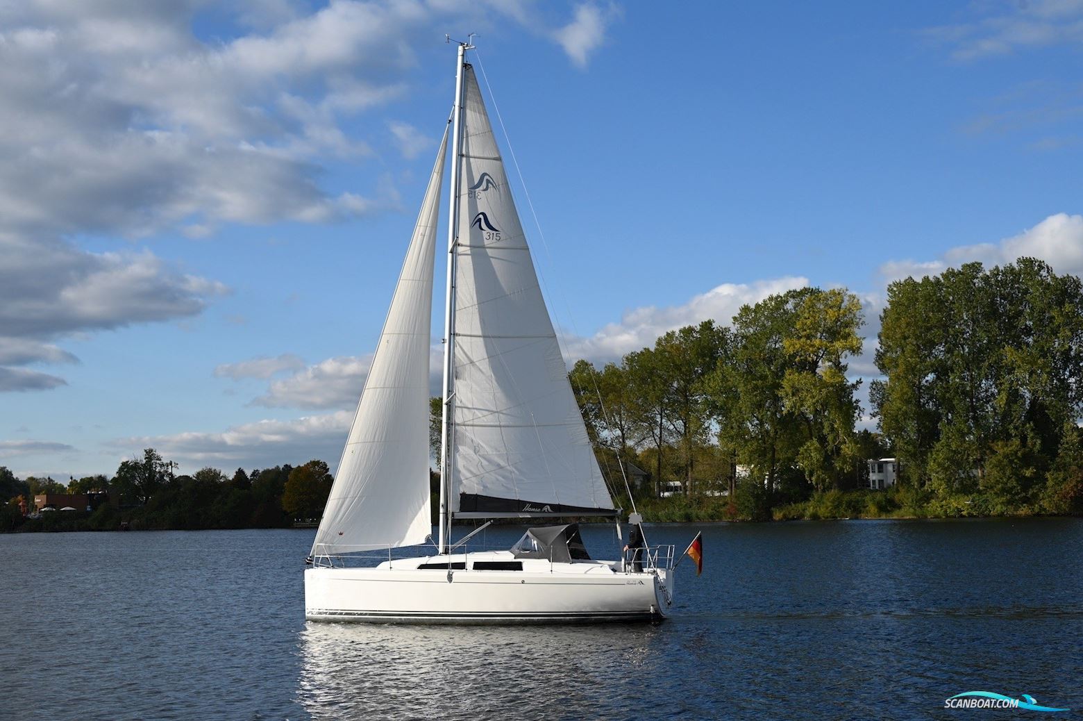 Hanse 315 Sailingboat 2020, with Yanmar 2YM15 engine, Germany