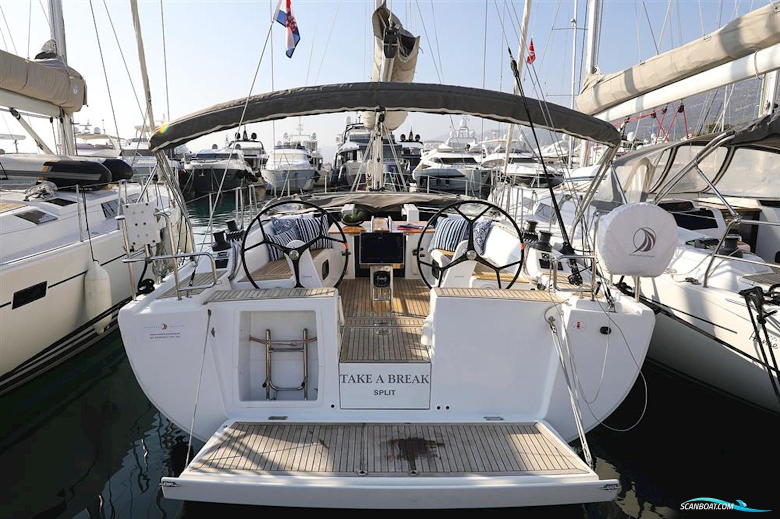 Hanse 415 Sailingboat 2017, with Volvo Penta D2-40 engine, Croatia