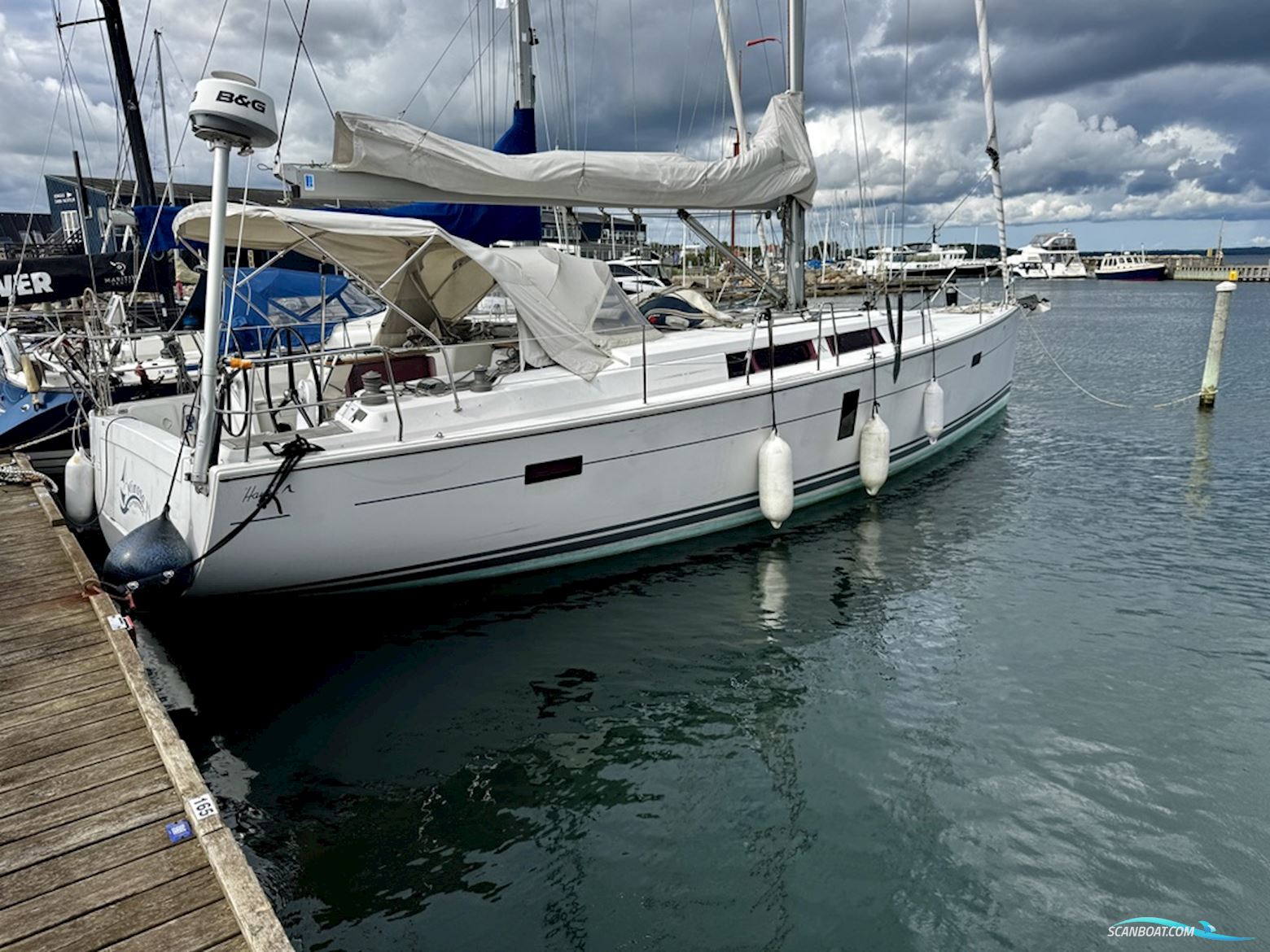 Hanse 445 Sailingboat 2010, with Flex-o-fold engine, Denmark