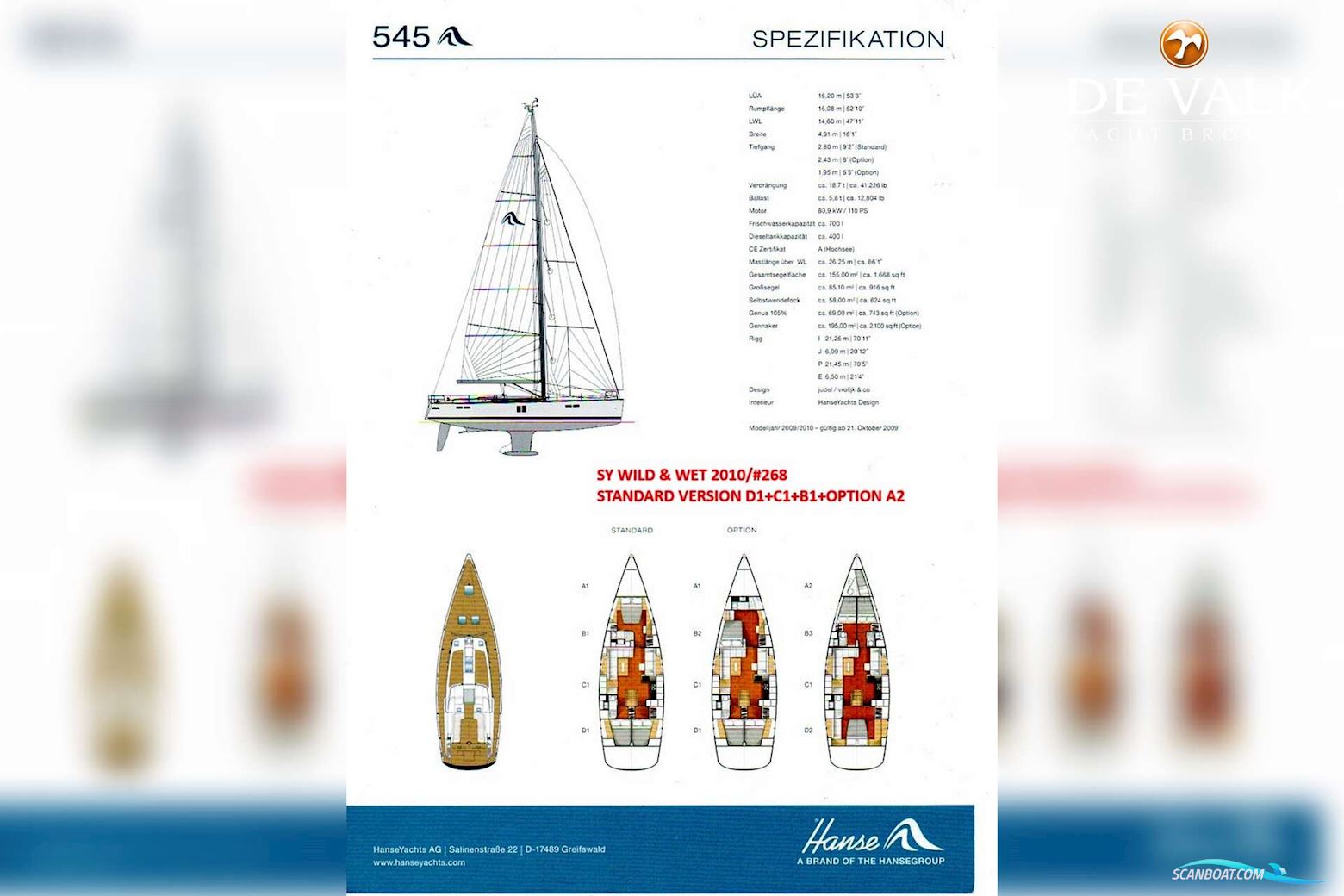 Hanse 545e
