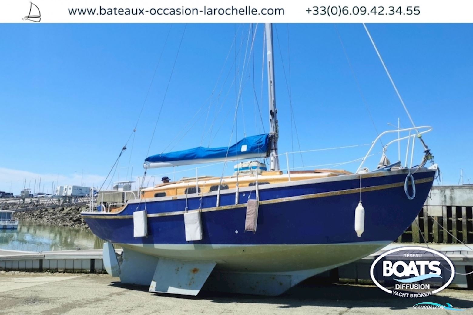 HARTWELL OF PLYMOUTH (GB) HARTWELL OF PLYMOUTH (GB) GOLDEN HIND 31 voilier bois Sailingboat 1968, with BETA MARINE engine, France