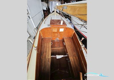 Hatecke 20ziger Jollenkreuzer Sailingboat 1960, with Yamaha 60 ML engine, Germany