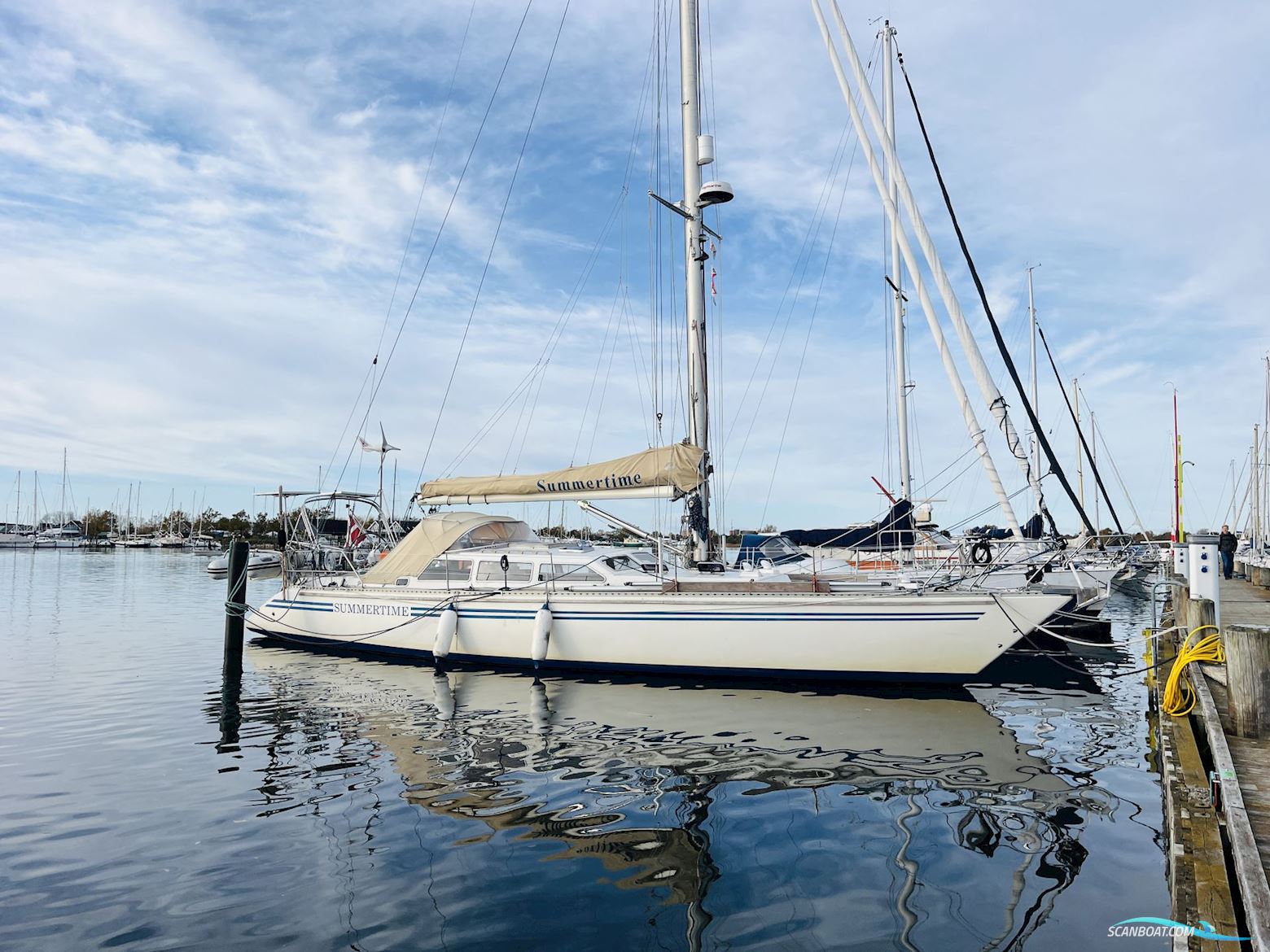 Helmsman 49DS Sailingboat 1988, with Yanmar 4Jhte (Gearkasse Fra 2011) engine, Denmark