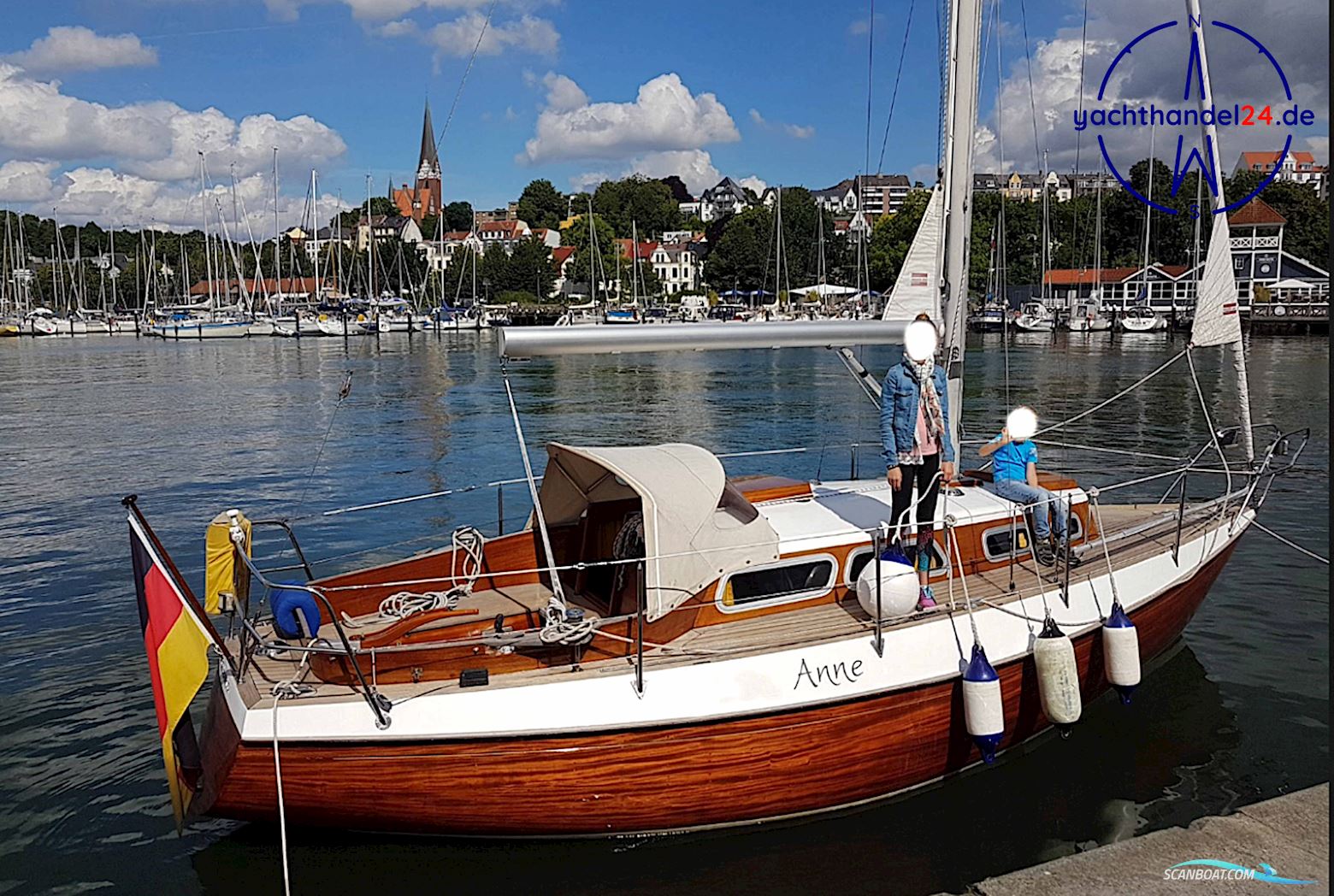 Henningsen & Steckmest Scalar 28 Sailingboat 1974, with Vetus Diesel M310 engine, Germany