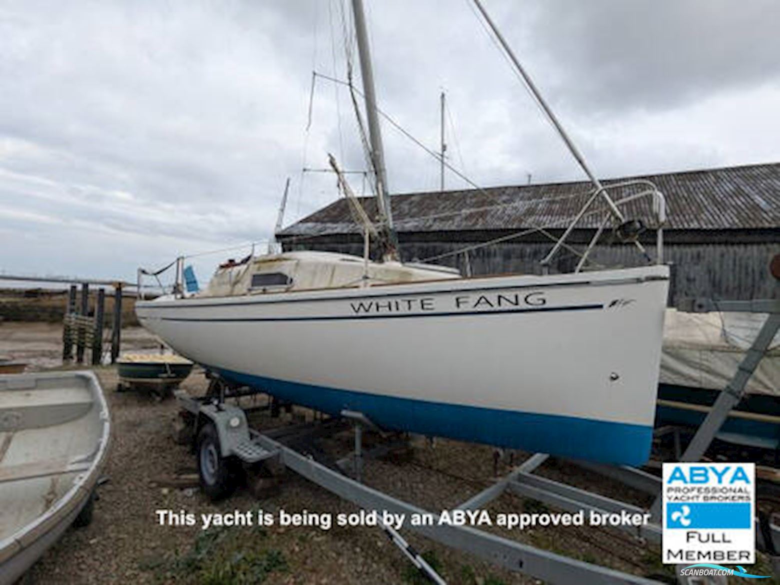 Huzar 21 Sailingboat 2009, with Tohatsu engine, United Kingdom