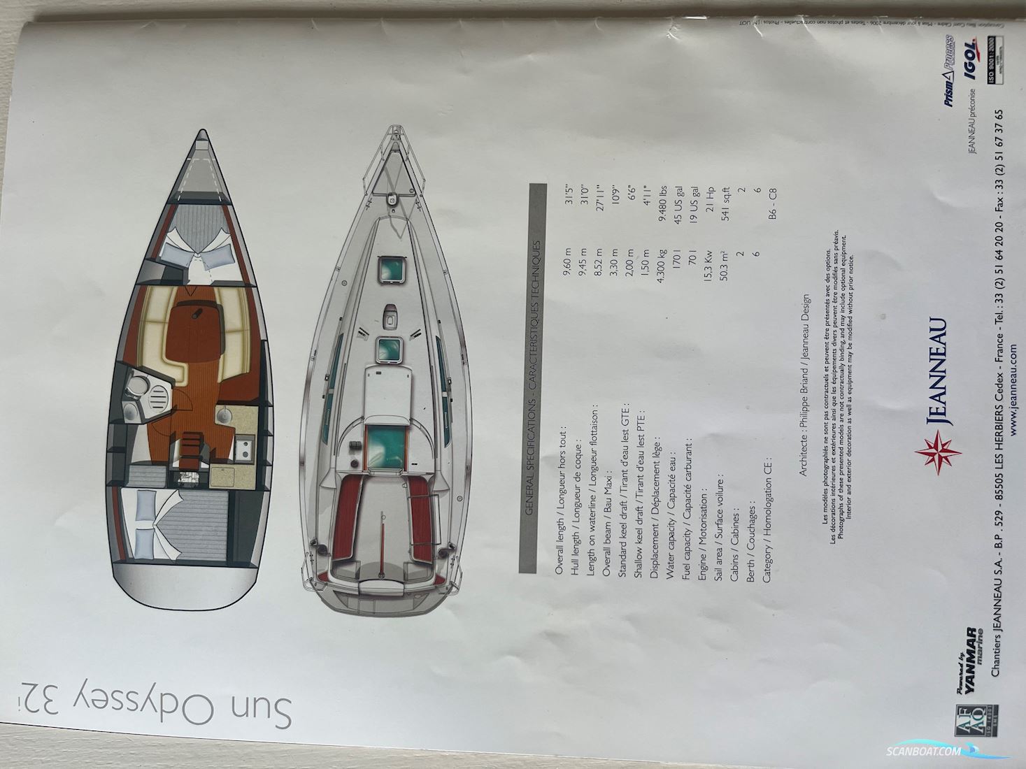 Jeanneau 32i Sun Odyssey Legende