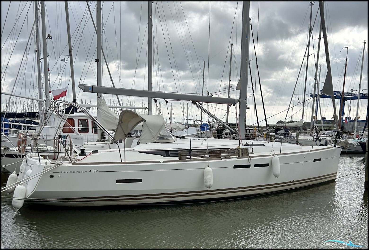 Jeanneau Sun Odyssey 439 Sailingboat 2012, with Yanmar engine, The Netherlands