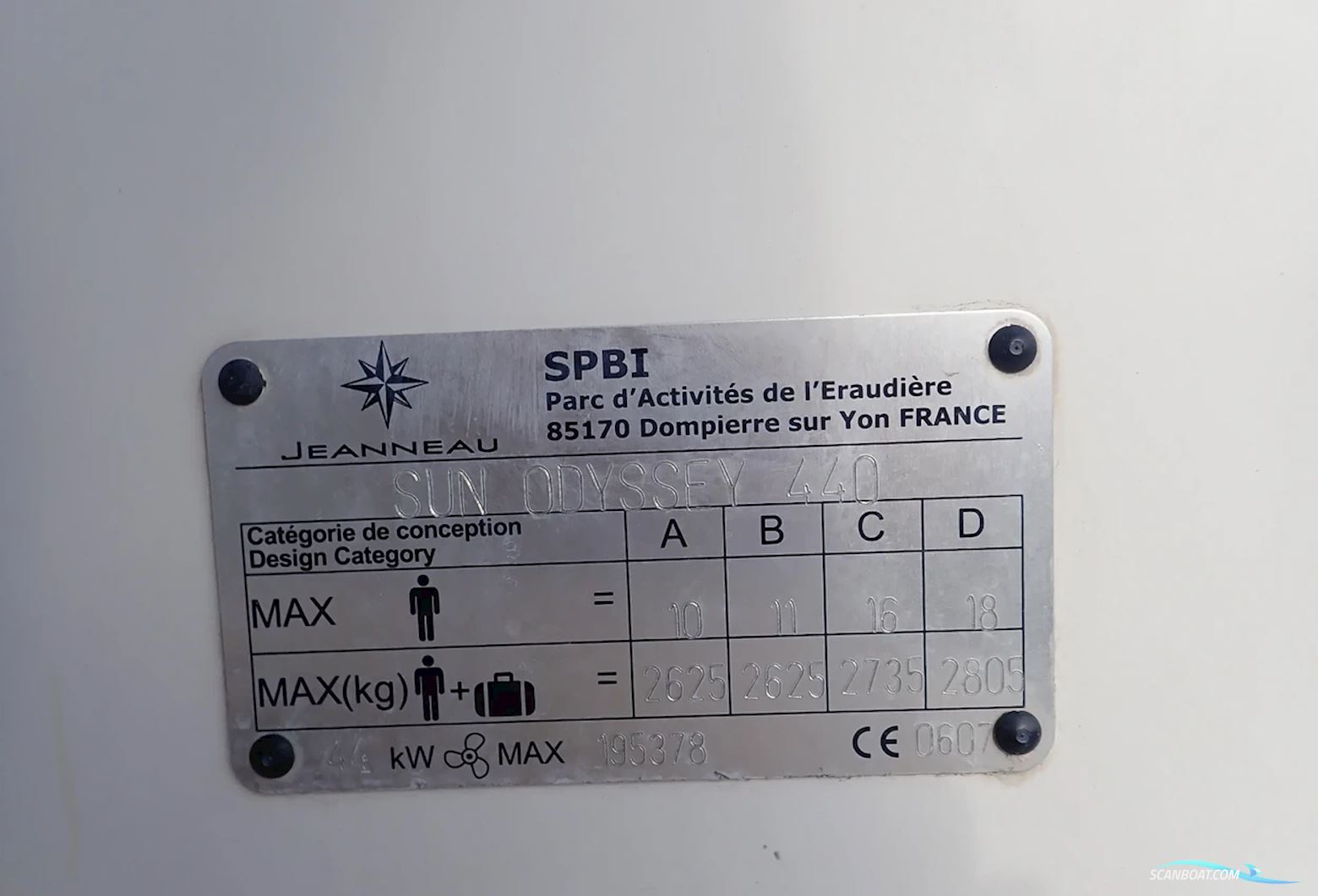 Jeanneau Sun Odyssey 440