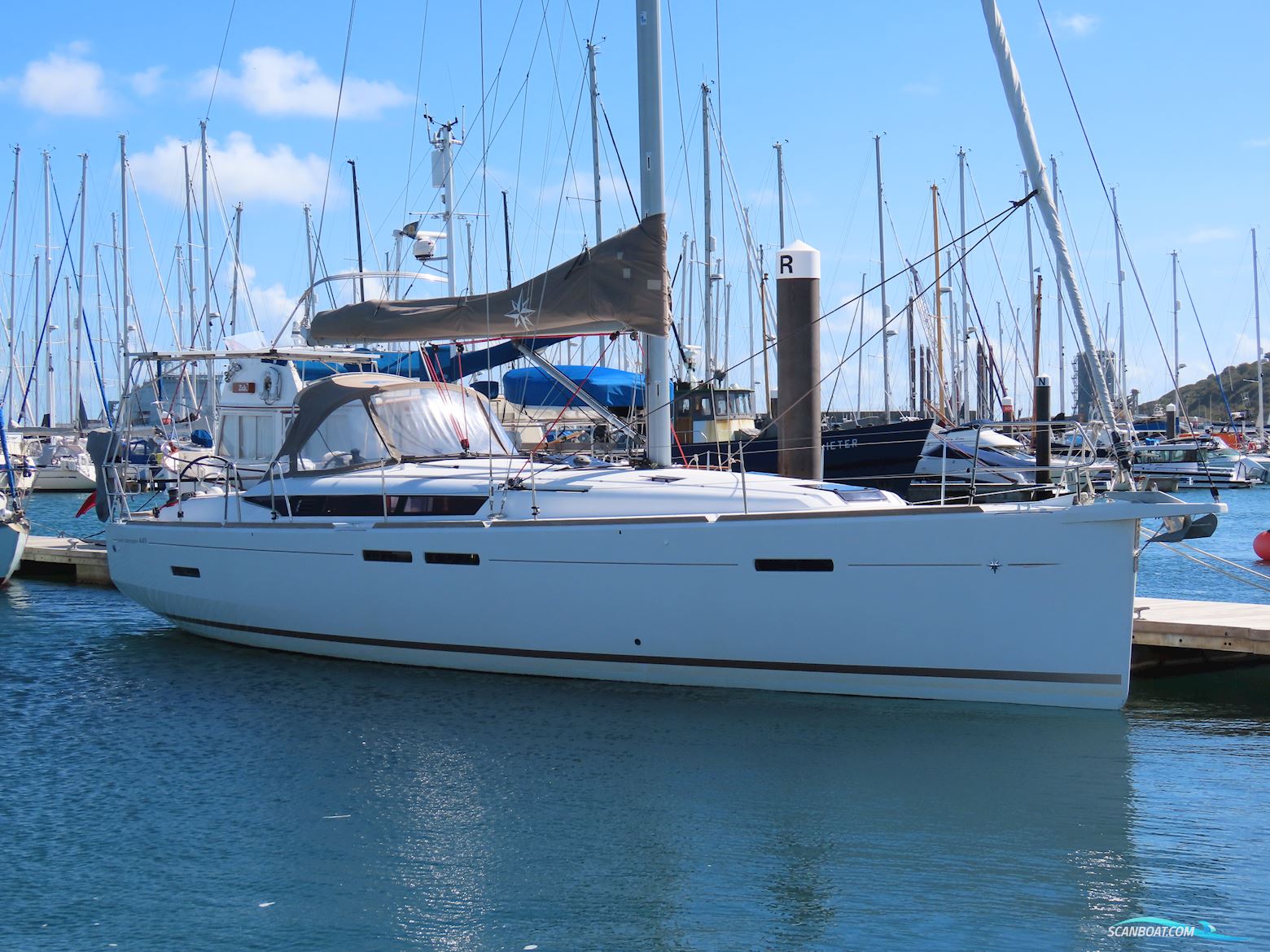 Jeanneau Sun Odyssey 449 Sailingboat 2016, with Yanmar engine, United Kingdom