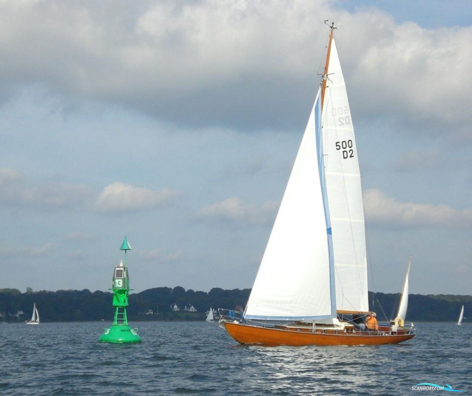 Klassische Holz Segelyacht Sailingboat 1942, with Yanmar 3GM30F engine, Germany