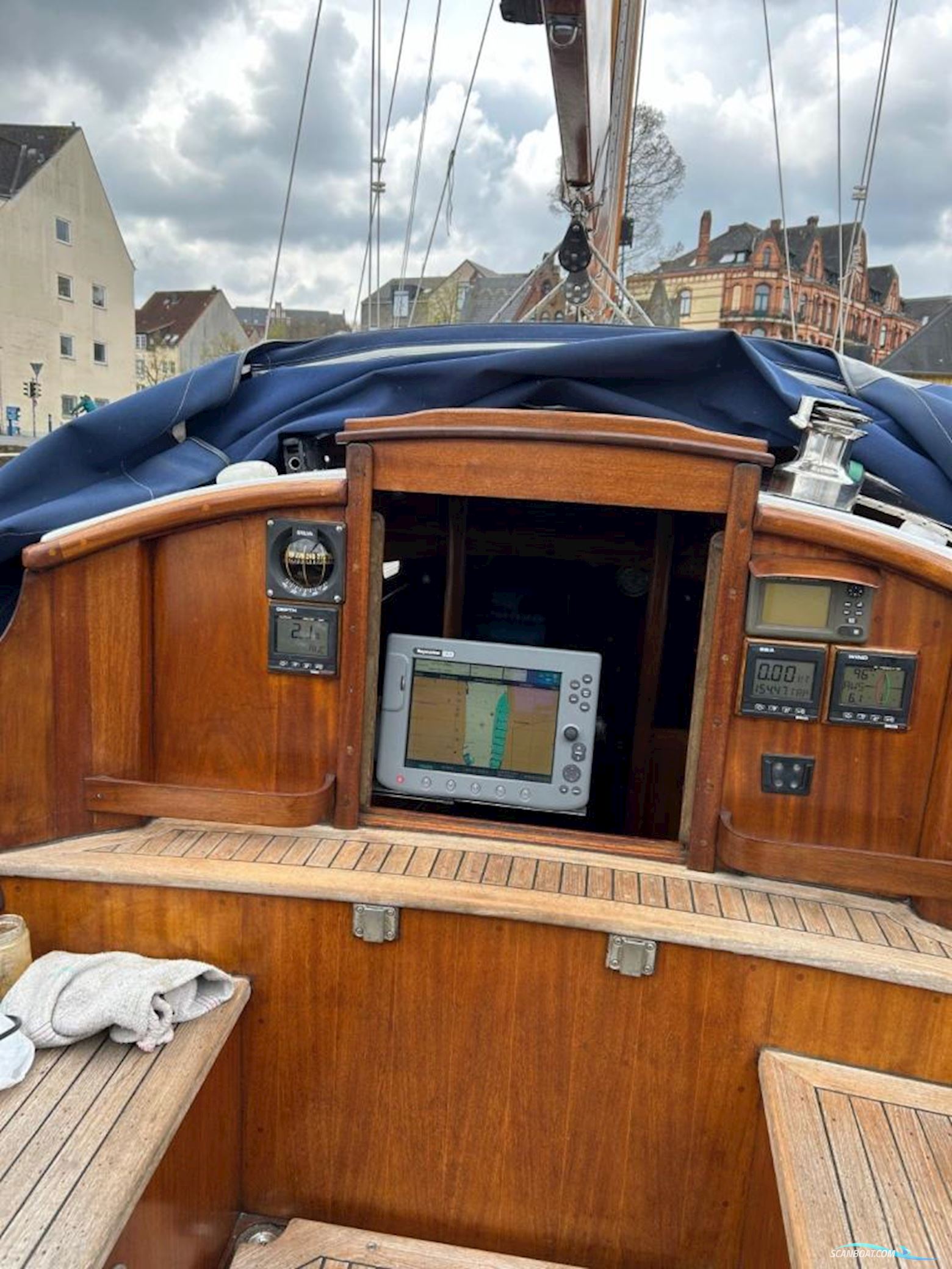 Klassische Holz Segelyacht