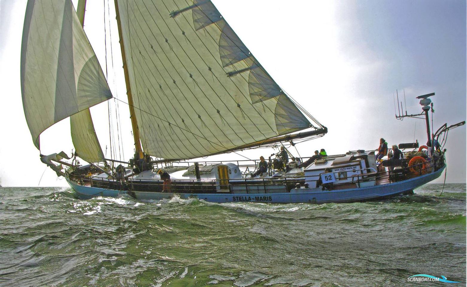 Klipper Zeegaande Zeilklipper 32 M Sailingboat 1914, with John Deere engine, The Netherlands