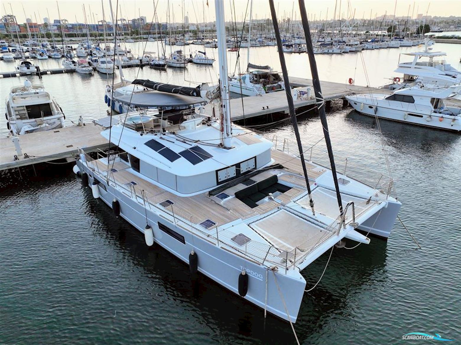 Lagoon 560 S2 Sailingboat 2018, with 2 x Yanmar 4JH110 110Hp diesel engines with shaft drives and three blade propellers engine, Greece