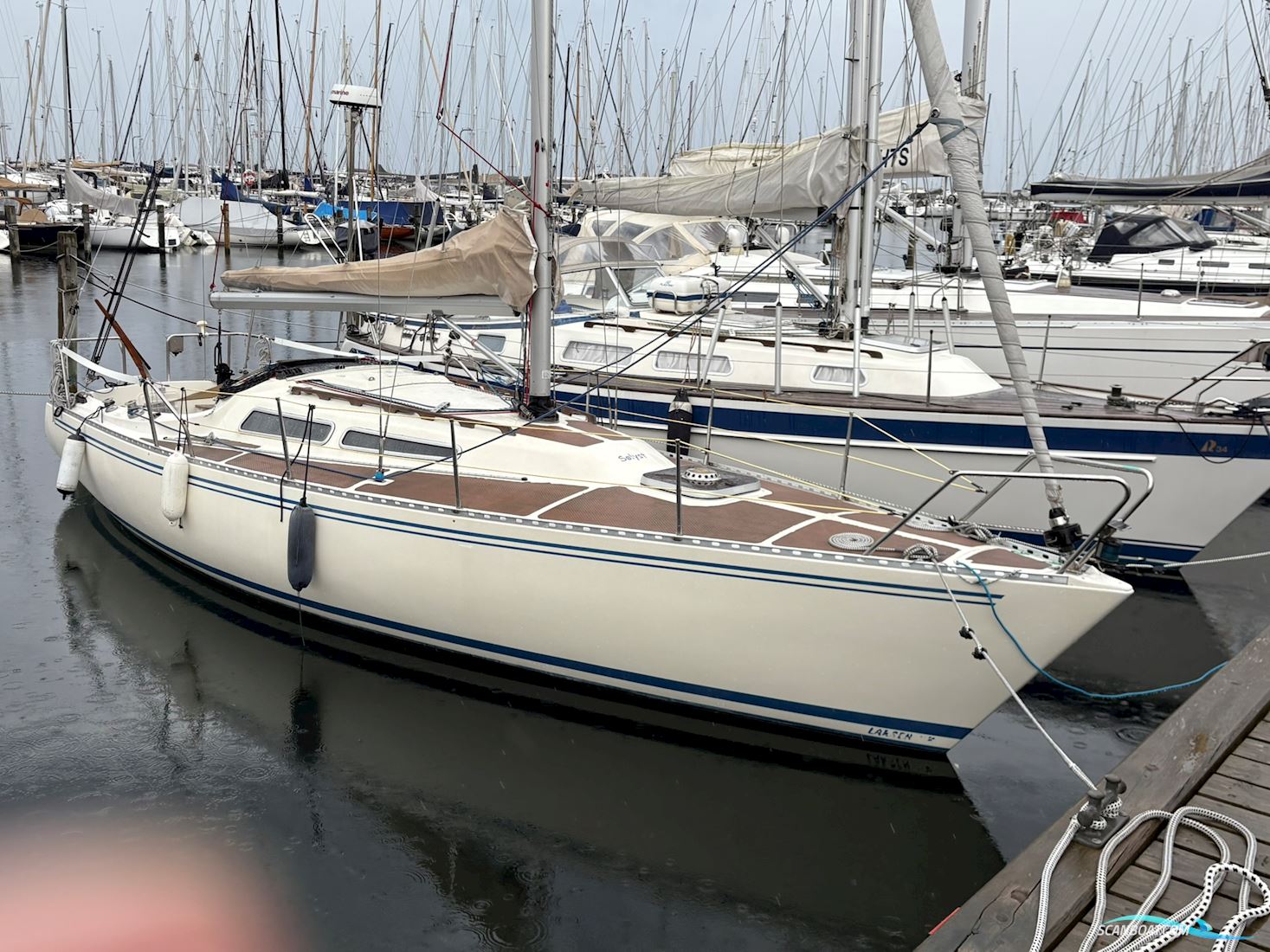 Larsen 28 Sailingboat 1986, with Torqueedo engine, Denmark