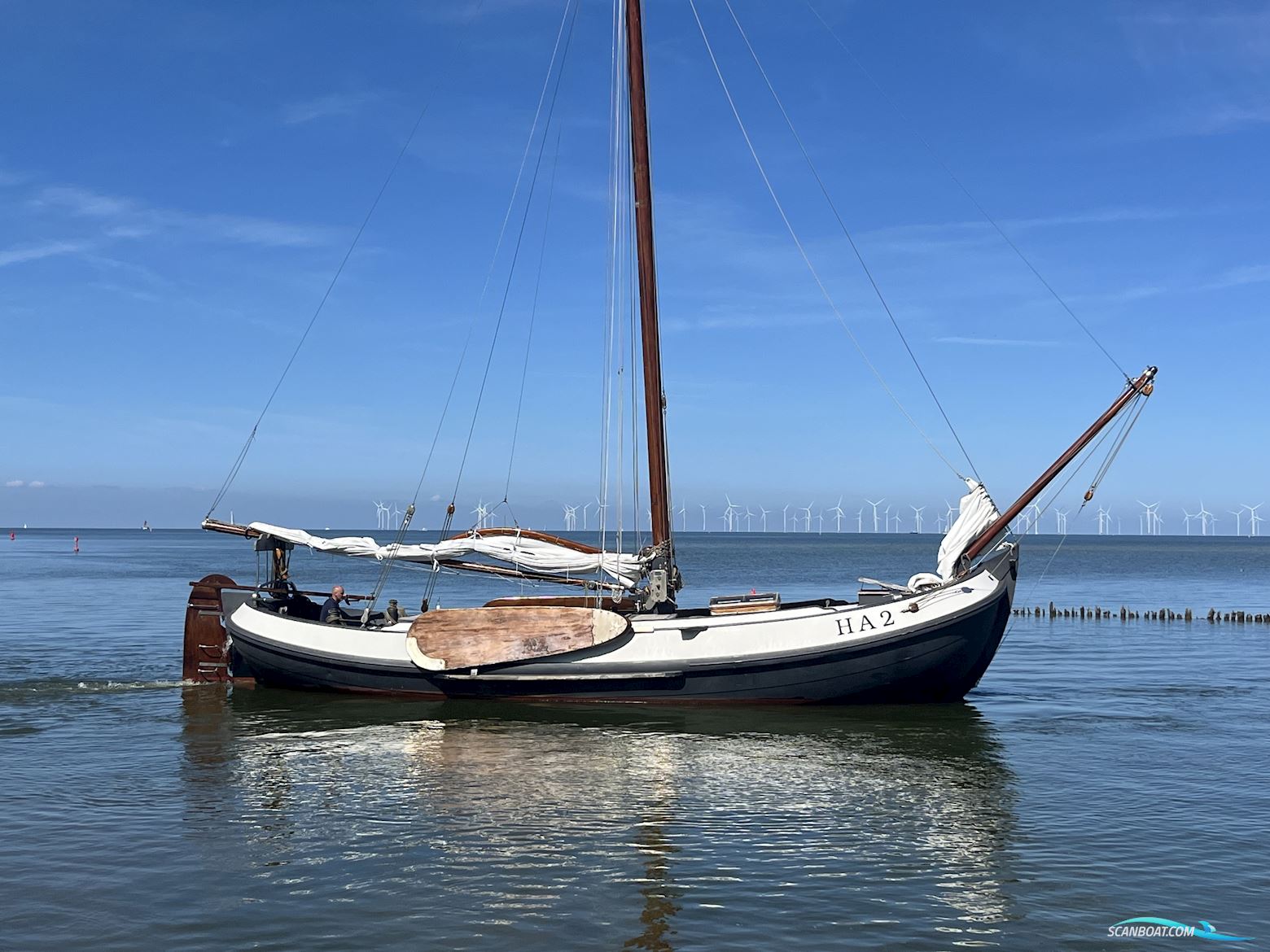 Lemsteraak HA2 - Vissermanaak Sailingboat 2005, with VW Marine engine, The Netherlands