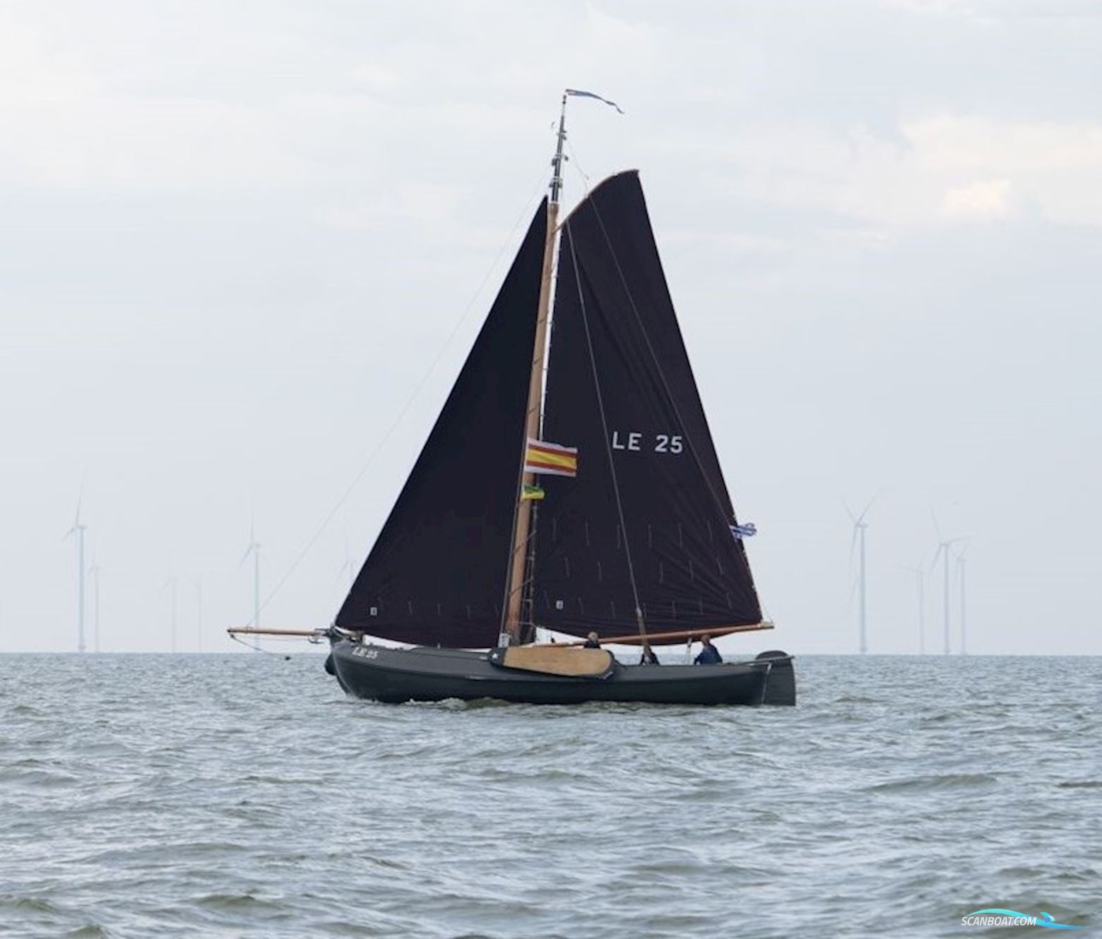 Lemsteraak LE 25 - Visserman Uitvoering Blom Sailingboat 2011, with Mutsibushi engine, The Netherlands