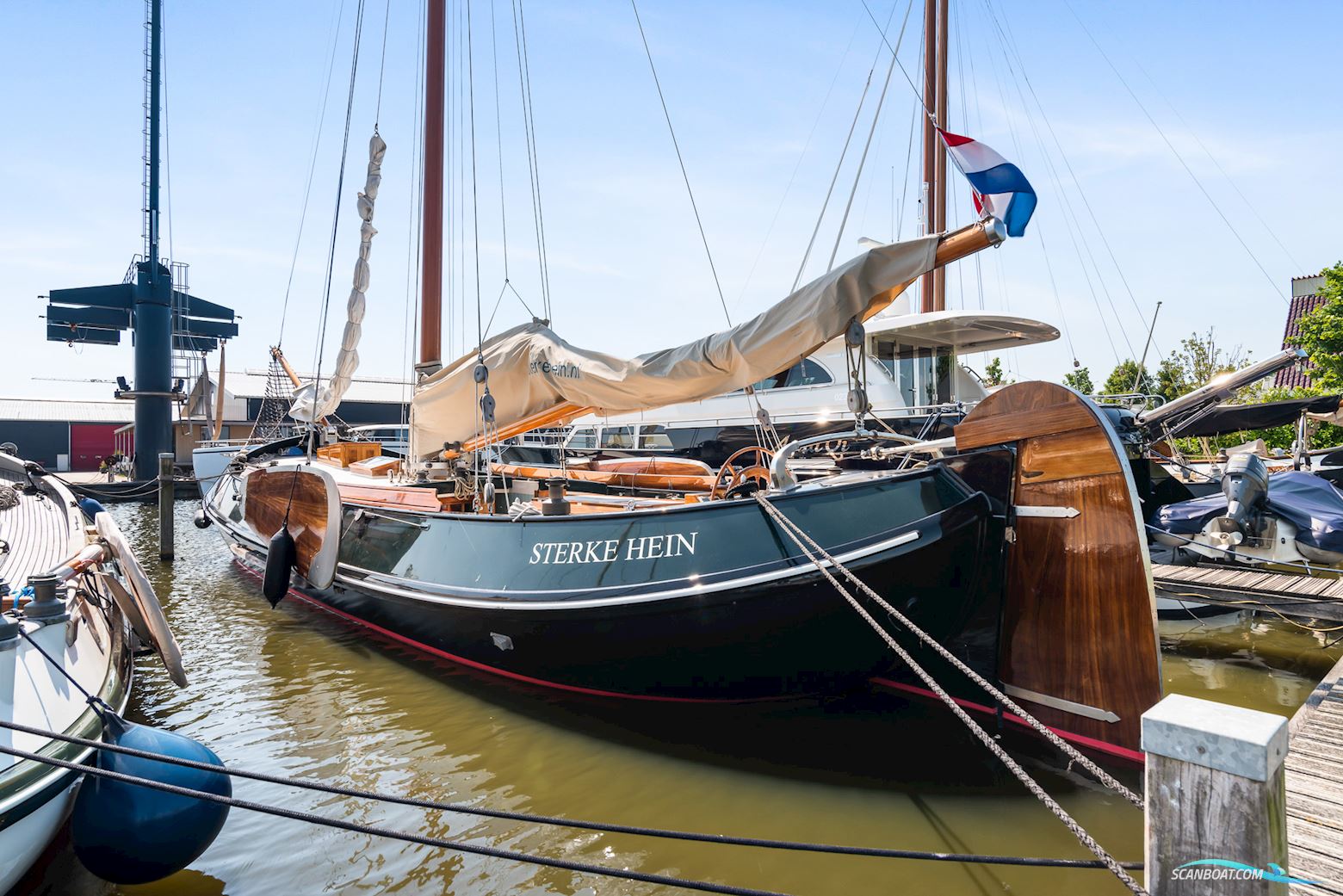 Lemsteraak Sterke Hein MU1 - Visserman Sailingboat 2005, with Iveco engine, The Netherlands