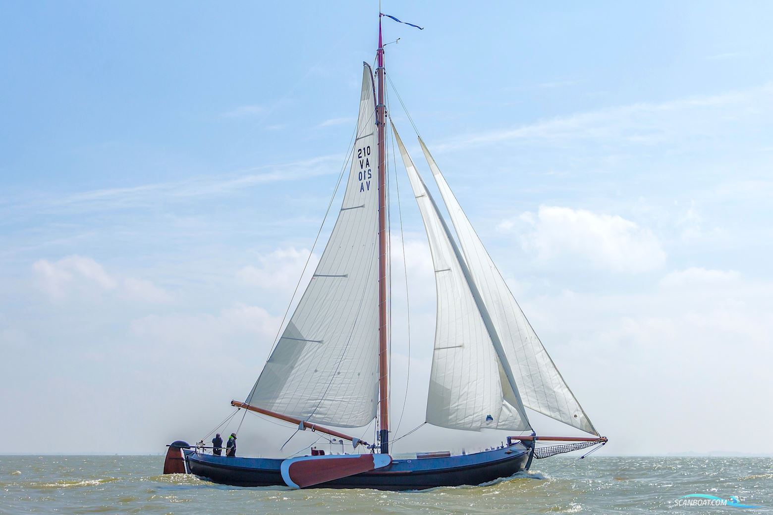 Lemsteraak Warber VA210 - Visserman Uitvoering Sailingboat 2010, with Steyr  engine, The Netherlands