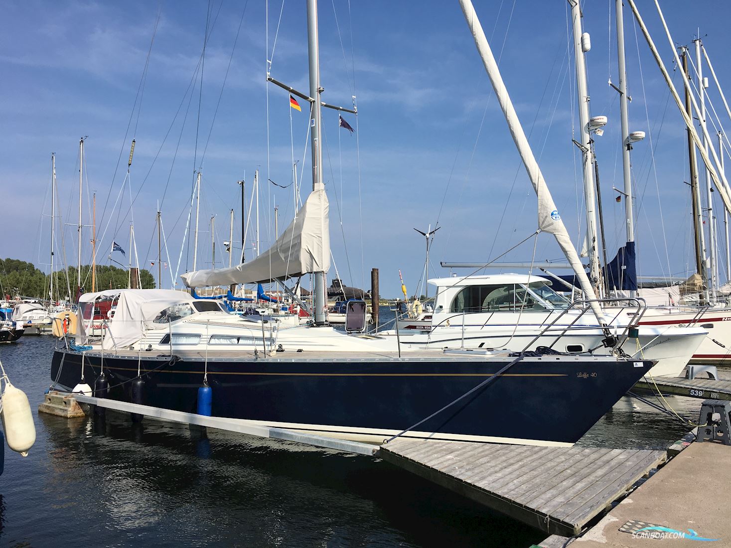 Luffe 40 Sailingboat 1995, with Volvo Penta D1-20 engine, Denmark