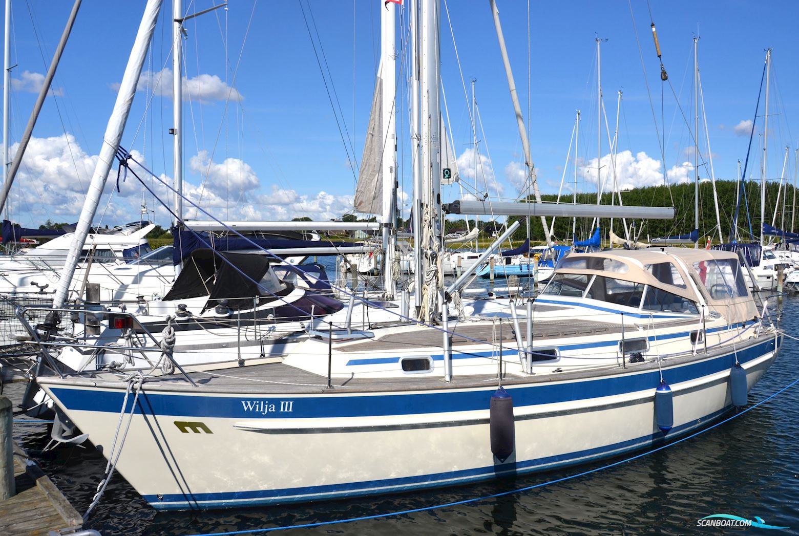Malö 36 Sailingboat 1996, with Yanmar engine, Denmark
