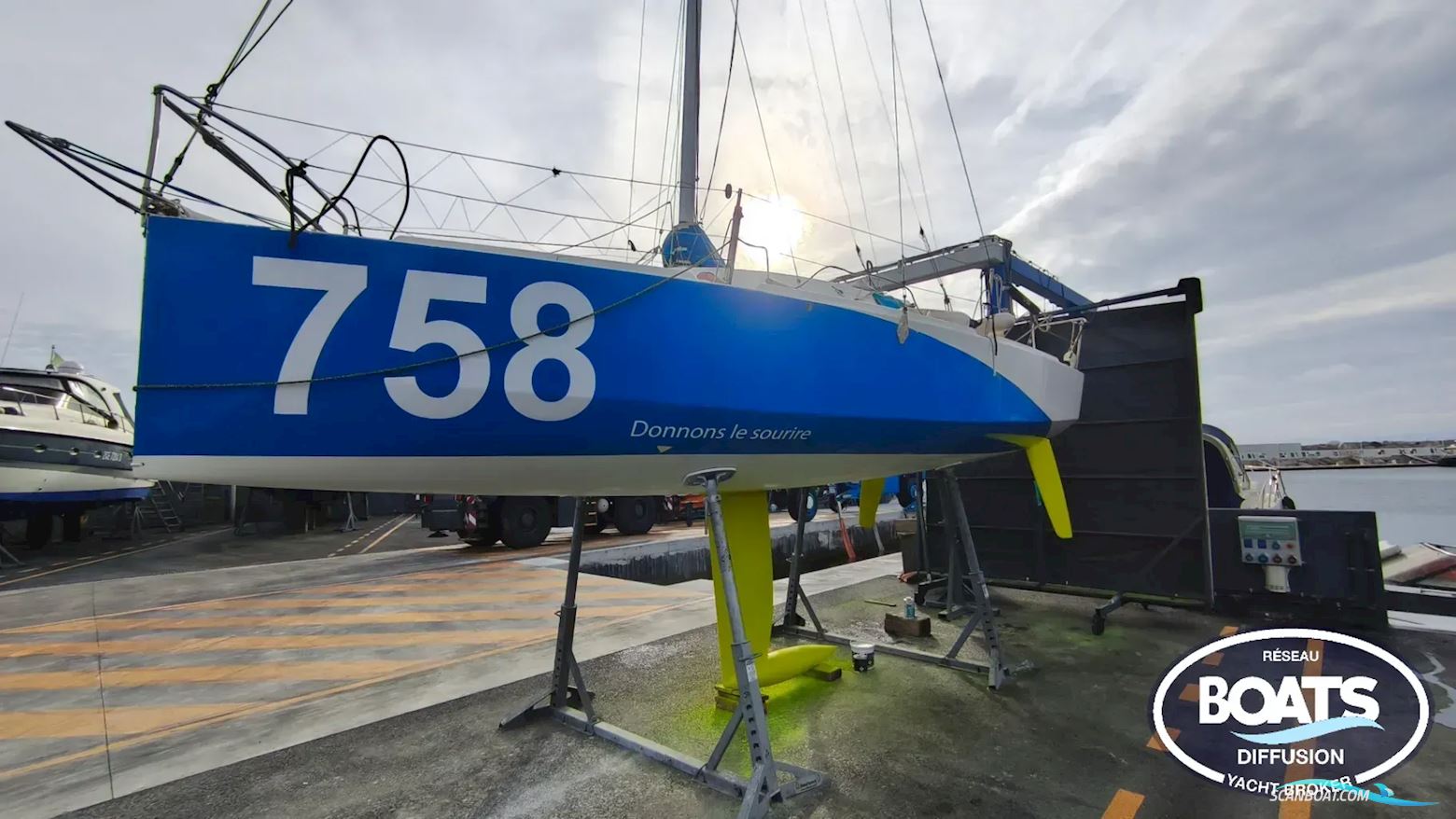 Maree Haute Dingo 2 Sailingboat 2008, with Torqueedo engine, France