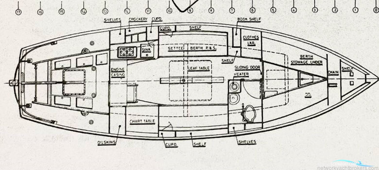 Maurice Griffiths One Off Traditional Built Wooden Sailing Yacht