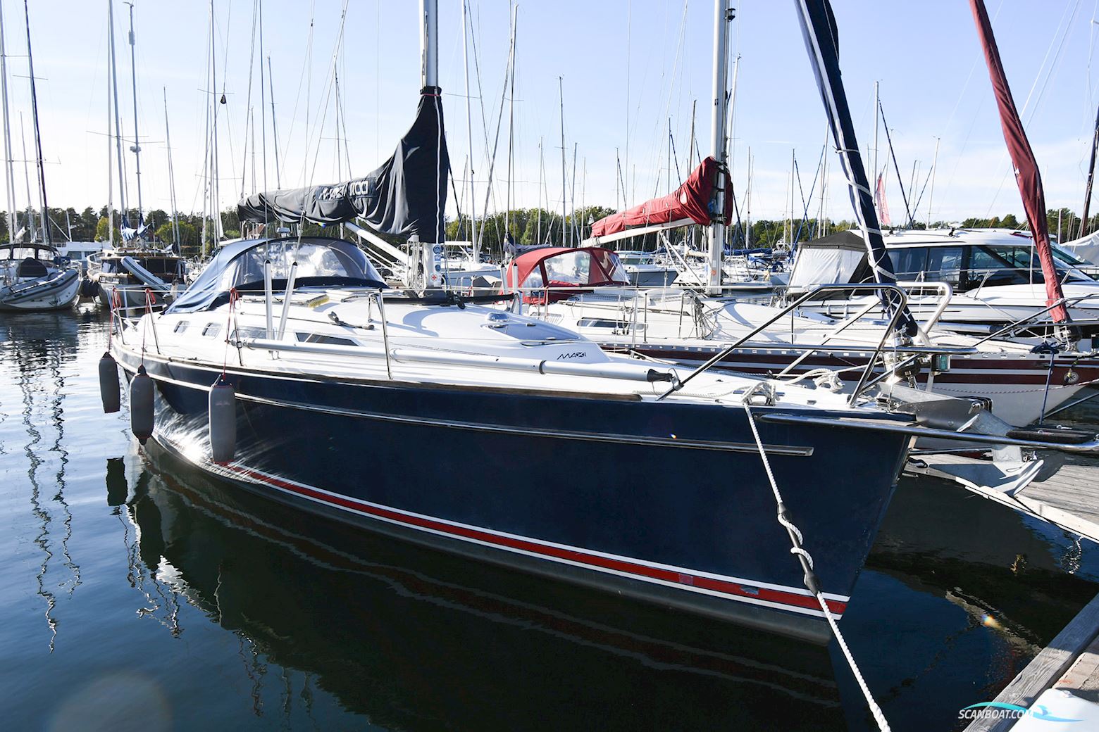 Maxi 1100 Sailingboat 2000, with Volvo Penta MD2030 engine, Sweden