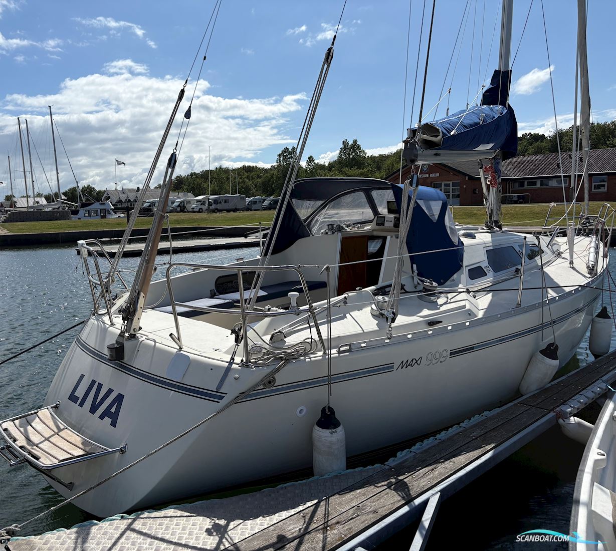 Maxi 999 Sailingboat 1986, with Volvo penta 2002 engine, Denmark