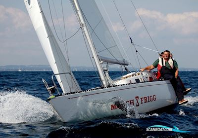 Molich X Meter Sailingboat 1976, with Nanni 3.75 HE engine, Denmark