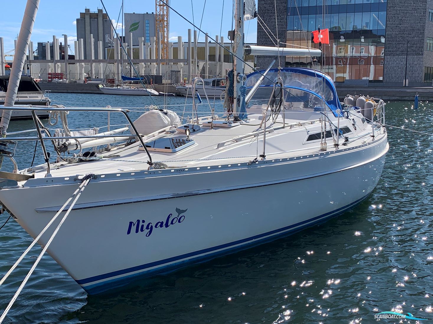 Moody 376 Sailingboat 1989, with Ford Thornycroft TC 110 engine, Germany