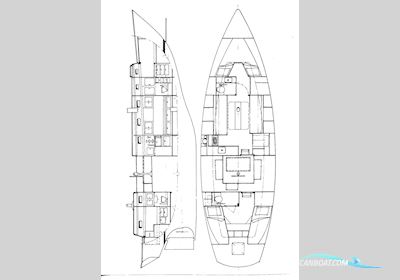 Motorsegler Calypso 43 Sailingboat 1976, with Volvo Penta engine, Germany