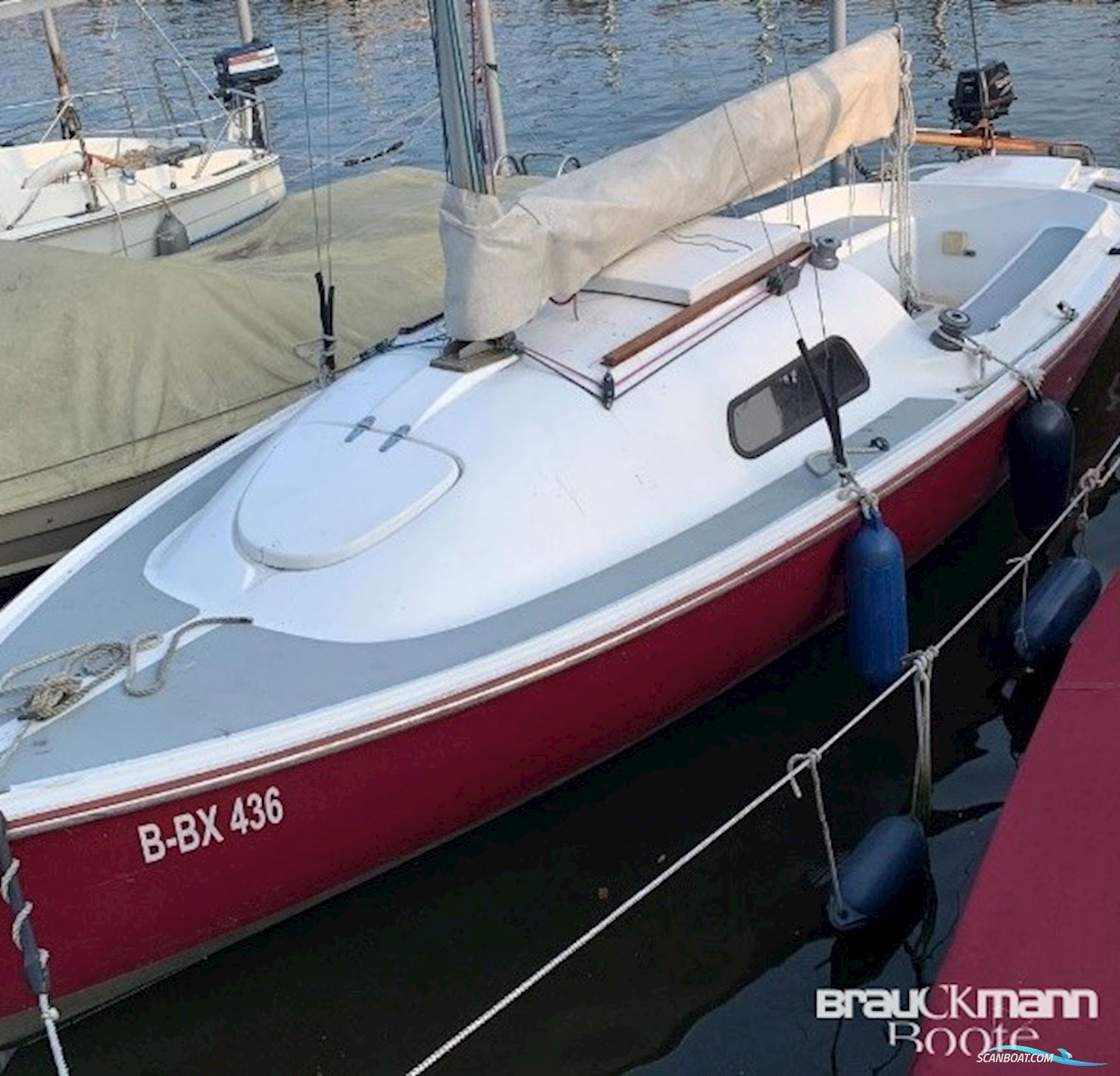 Neptun P15er Kielschwerter Sailingboat 1979, with Tohatsu engine, Germany