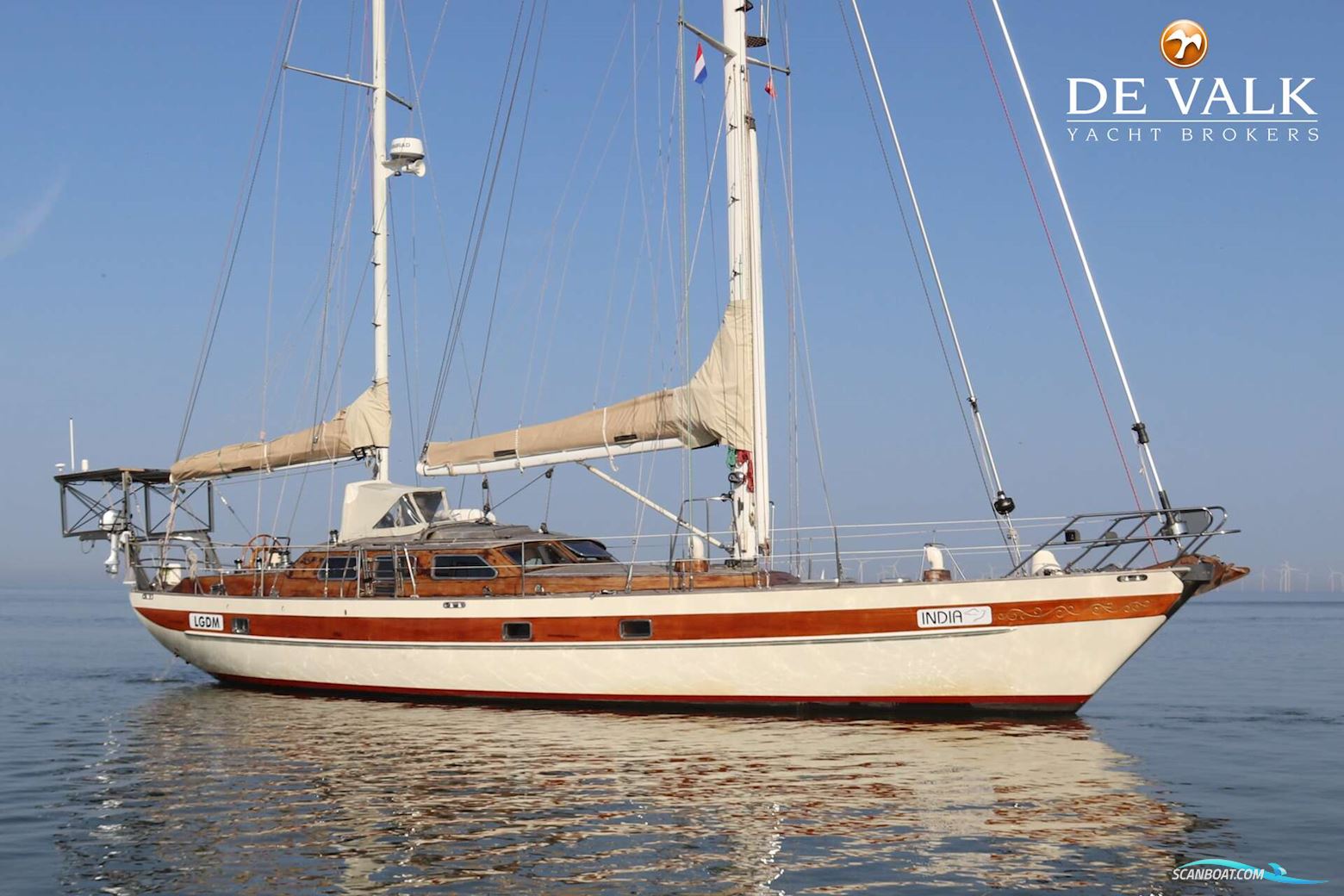 Nissen 52 DS Sailingboat 1993, with Yamaha engine, The Netherlands
