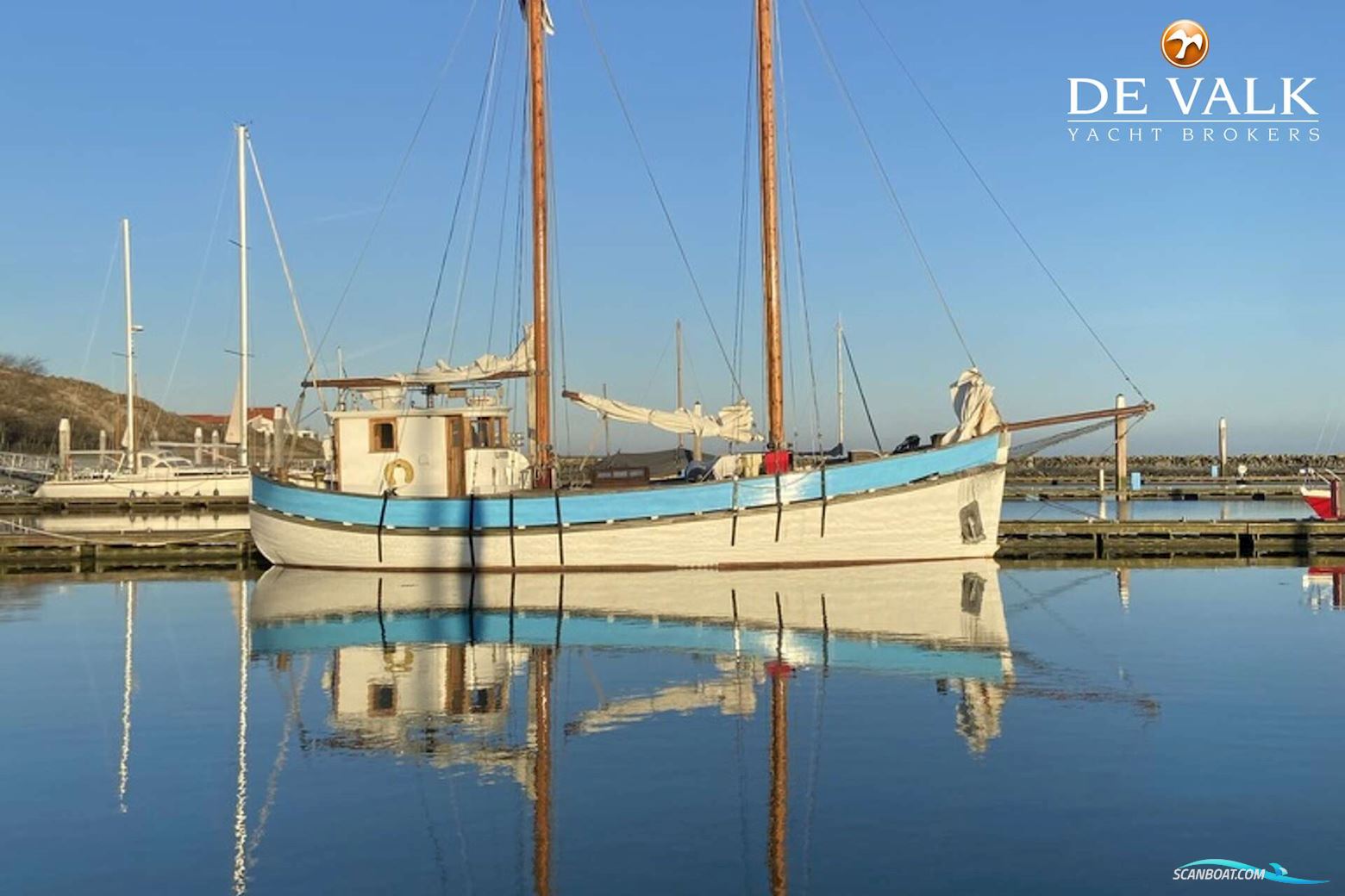 Noorse Zeilkotter Sailingboat 1945, with Daf engine, The Netherlands