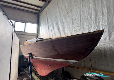 Nordisk Folkebåd Nordisches Folkeboot, Thomas Lind, Middelfart, Lärche Auf Eiche Sailingboat 1963, with Mercury 4 Stroke engine, Germany