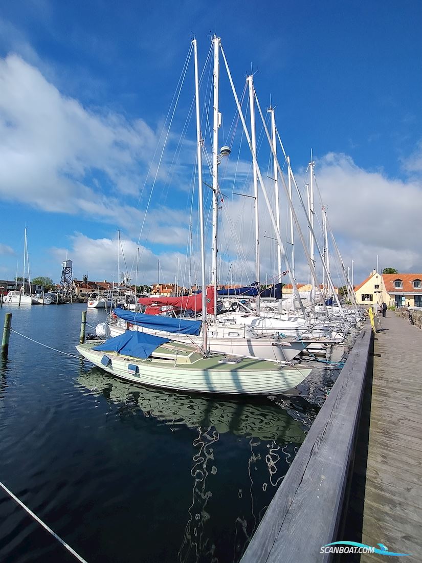 Nordisk Folkebåd Sailingboat 1982, with Suzuki engine, Denmark