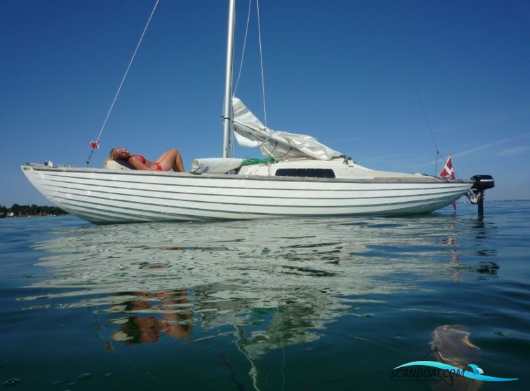 Nordisk Folkebåd Sailingboat 1978, with Mercury engine, Denmark
