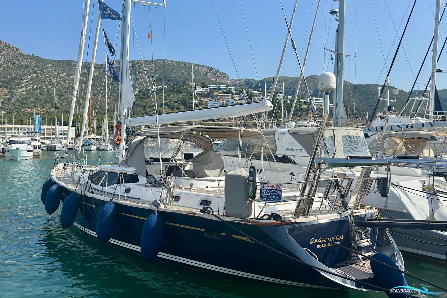 Oyster 56 Sailingboat 2003, with Perkins/Sabre MI15T 4-cylinder engine, Spain