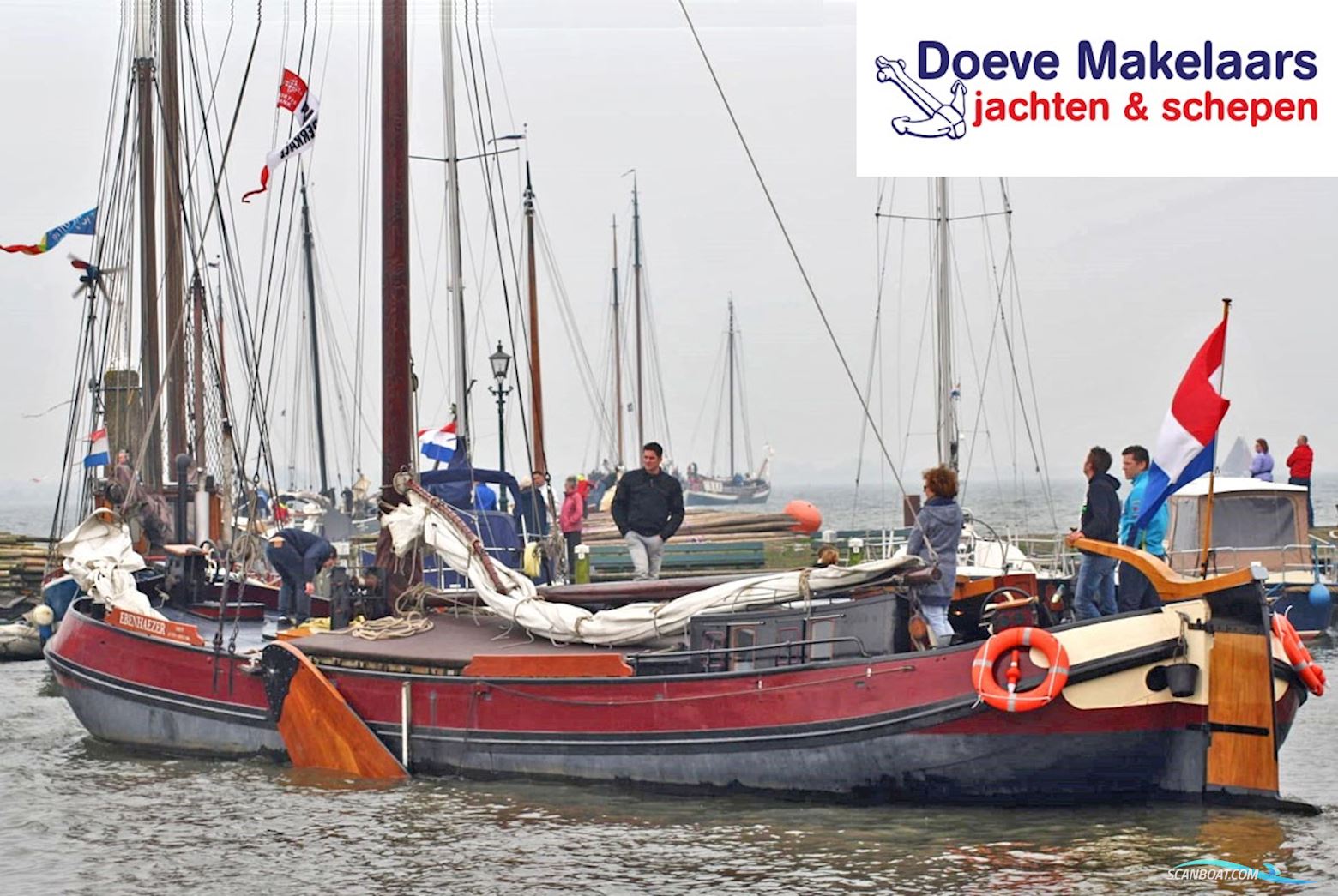 Roeftjalk 17.66 Sailingboat 1906, with Deutz<br />OMZ 117 lucht gestart engine, The Netherlands