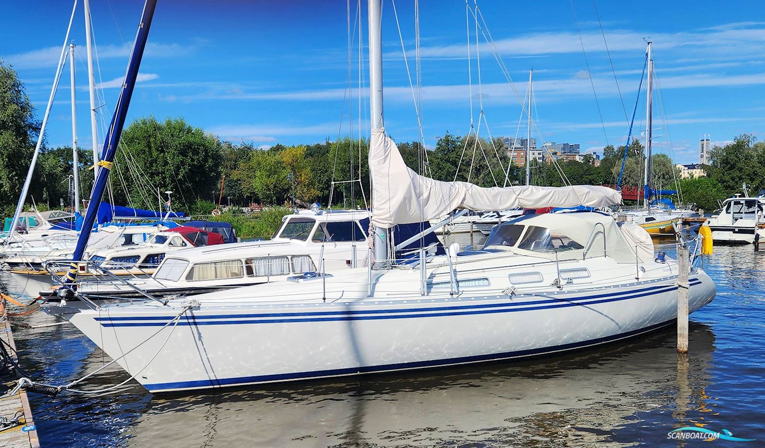 Scanner 391 MH Sailingboat 2000, with Volvo Penta MD 2030 engine, Sweden