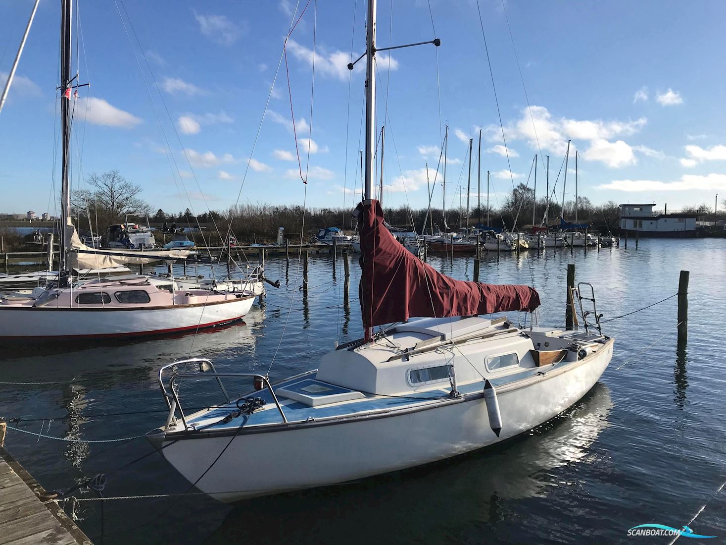 Shark24 Sailingboat 1972, with Yamaha4strokes engine, Denmark