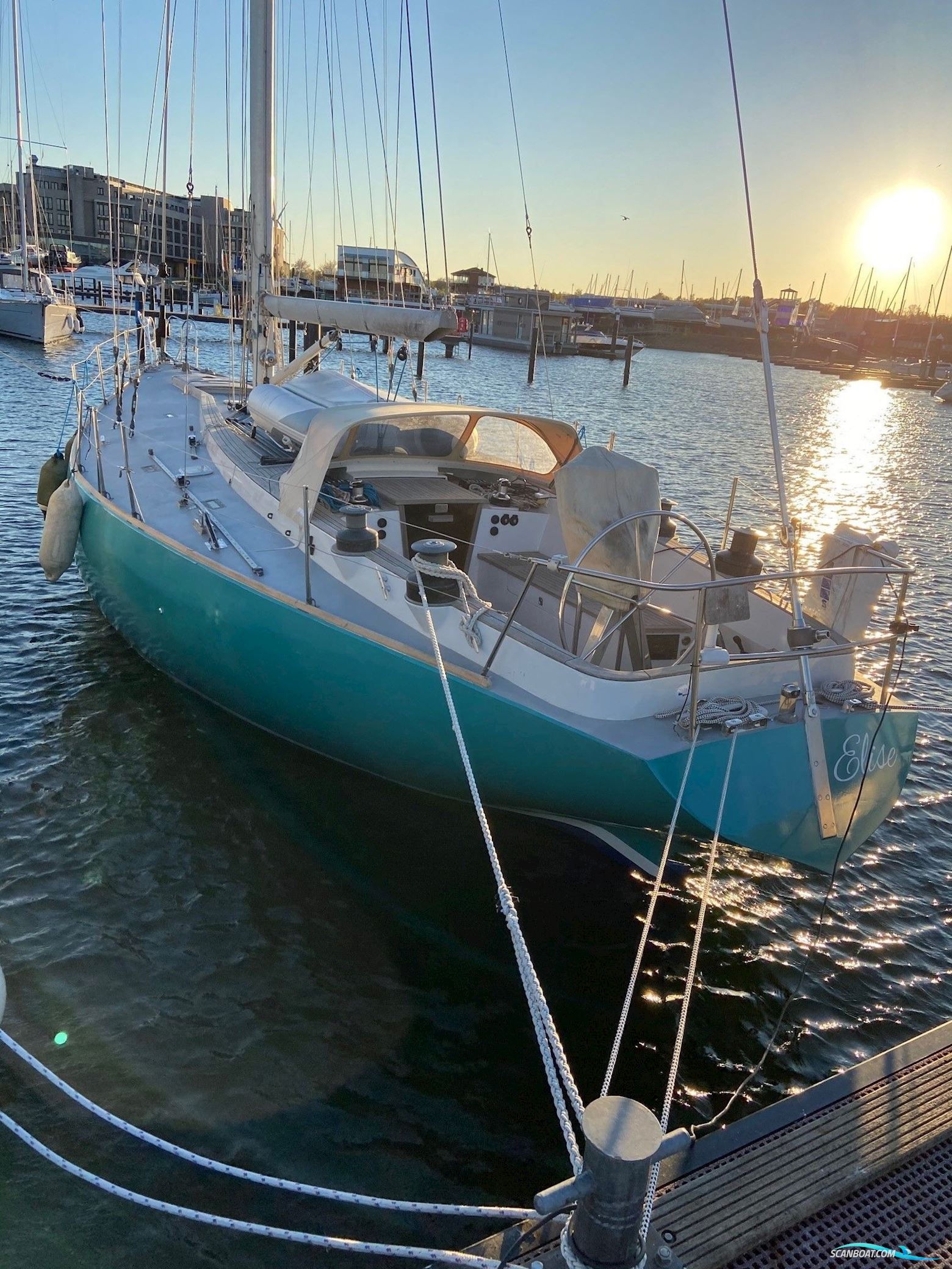 Sparkman And Stephens 50 Sailingboat 1973, with Mercedes engine, Germany