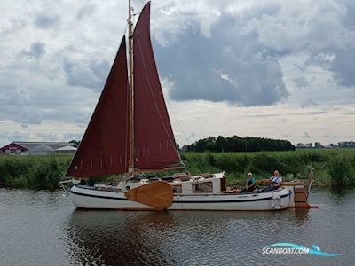 Tjalk Zeiltjalk Sailingboat 1928, with Timray engine, The Netherlands