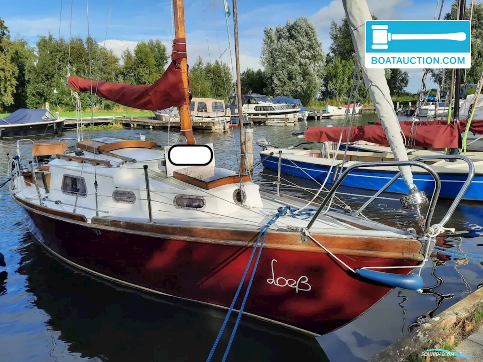 van de Stadt Primaat Sailingboat 1975, with Yamaha engine, The Netherlands