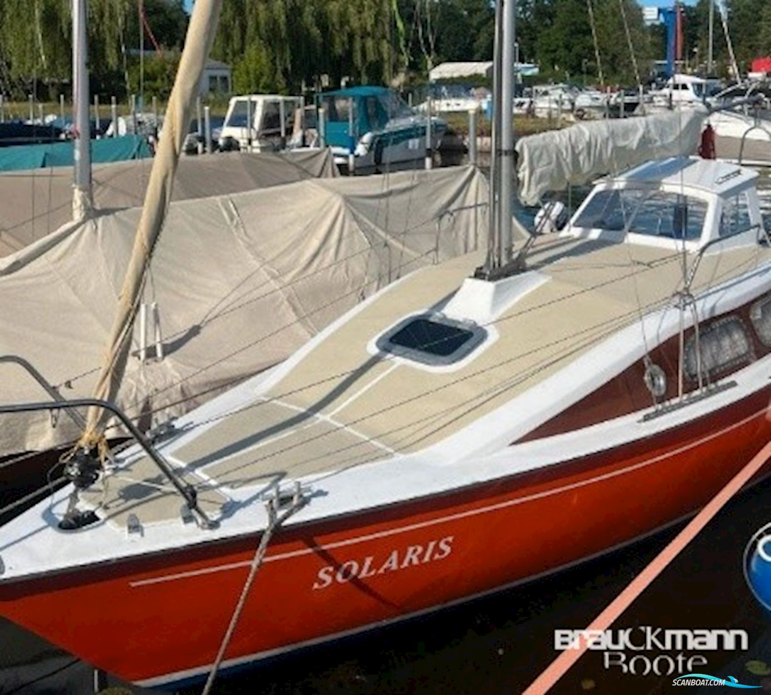 Werft Plaue 850 Sailingboat 1978, with Ruggerini engine, Germany