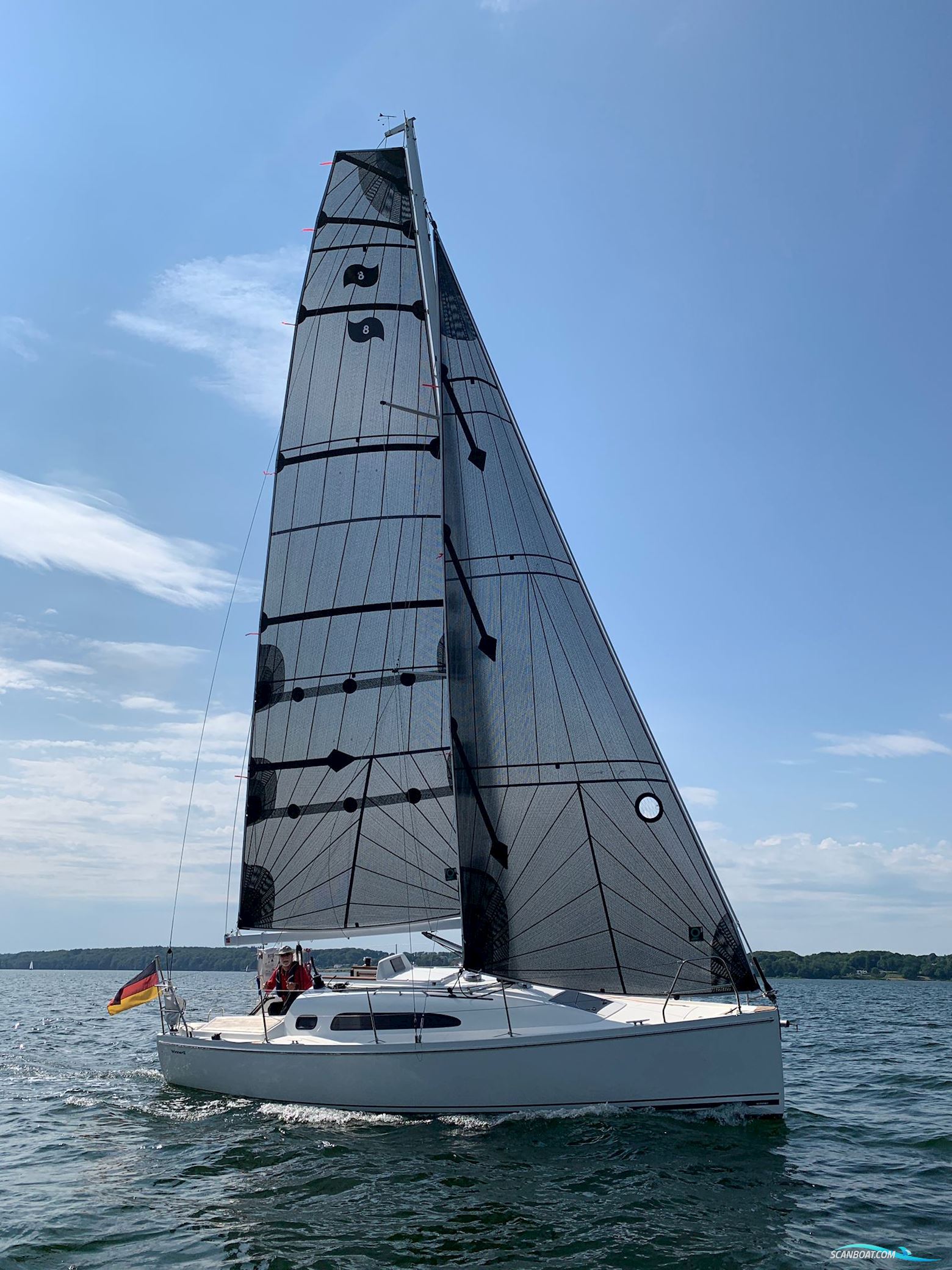 Winner 8 Sailingboat 2018, with YANMAR 2YM15 engine, Germany